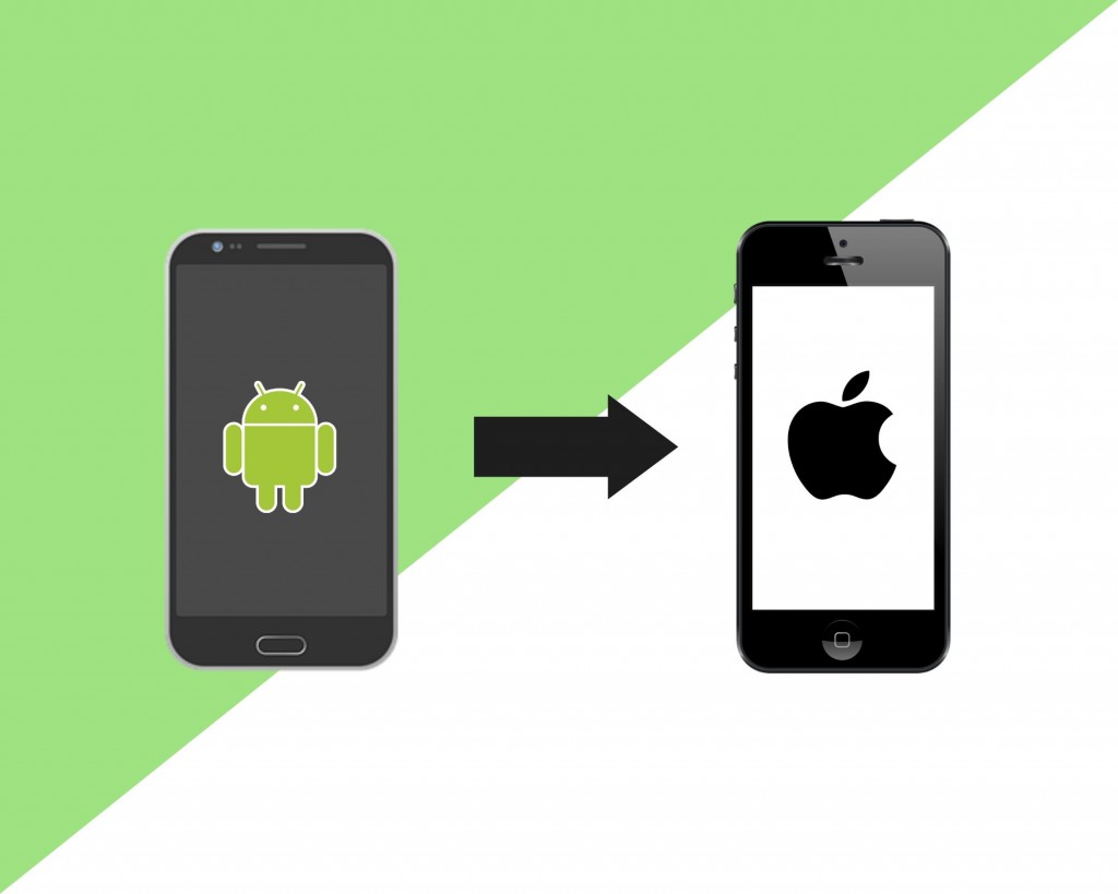 smartphone android vers smartphone apple