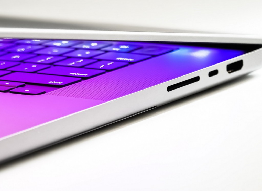 zoom sur la connectique du MacBook Pro M1